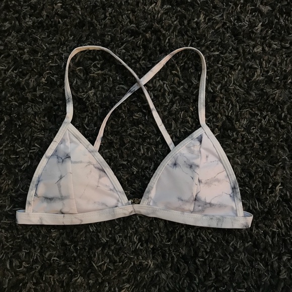 Zaful Other - Marble Swimsuit Top